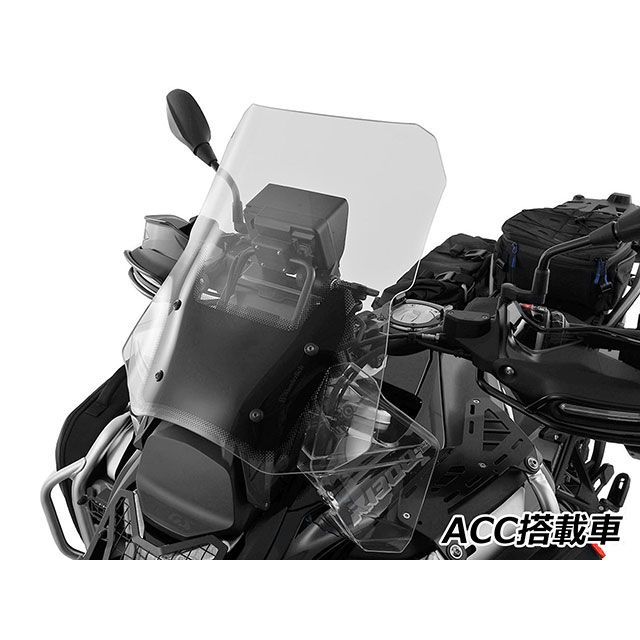Wunderlich ウインドスクリーン「MARATHON PRO」 ACC搭載車（クリア） W13154-100 ワンダーリッヒ スクリーン関連パーツ R1300GS R1300GS Adventure