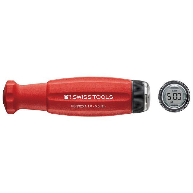 PBSWISSTOOLS 9320.A1.0-5.0JCBB プリセット型 金モール用 デジタルトルクハンドル V02 トルク活動の領域1.0-5.0Nm 9320.A1.0-5.0JCBB PBスイスツールズ お手々物の具