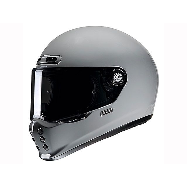 HJC V10 ソリッド（グレー） サイズ M HJH248GY01M メーカー在庫あり エイチジェイシー フルフェイスヘルメット