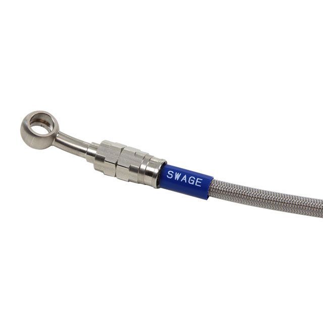 SWAGE-LINE PRO リアホースキット(ステンレス) ホースカラー クリア STP384R メーカー在庫あり スウェッジラインプロ ブレーキホース・ケーブル類 XSR125