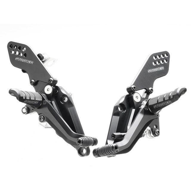 STRIKER スポーツツーリングコンセプト（STC）ステップキット 4ポジション 21- CB1300SF/SB/ABS（ブラック） SS-ST2162B ストライカー バックステップ関連パーツ CB1300SB/SP CB1300SF/SP
