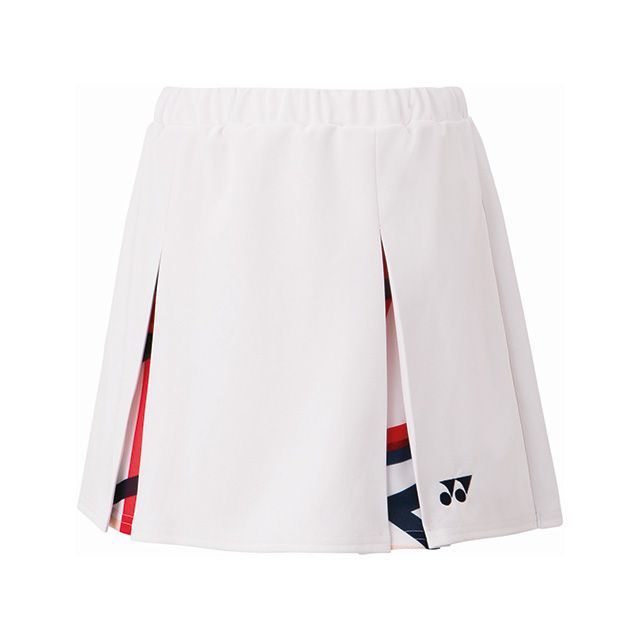 YONEX 26172 ウィメンズスカート インナースパッツ付（ホワイト） サイズ O 26172 メーカー在庫あり ヨネックス アウトドア用ウェア