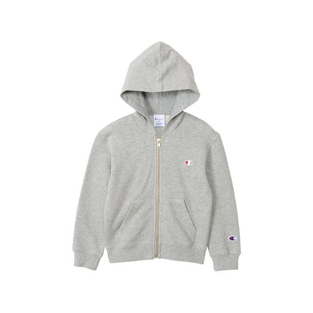 champion CK-Y102 ZIP HOODED SWEAT（オックスフォードグレー） サイズ 160 CK-Y102 チャンピオン アウトドア用ウェア