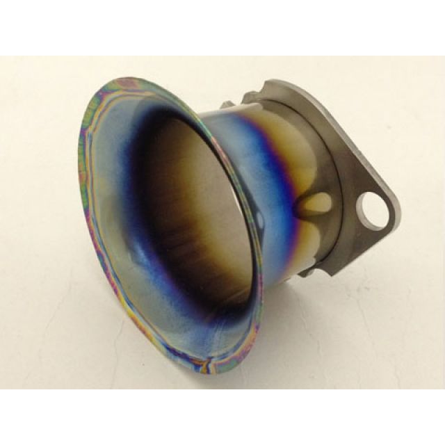 【メーカー直送】SuperBike PWK28用フルチタンファンネル 仕様 ポリッシュフレア（焼き色あり） サイズ 30mm 68513-289218 スーパーバイク キャブレター関連パーツ 汎用 14,861円