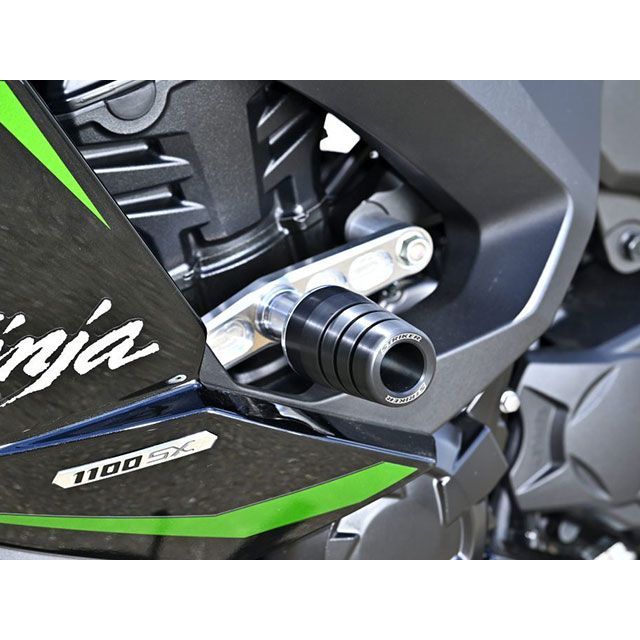 STRIKER ガードスライダー（シルバー） SS-GS170A-F1 ストライカー スライダー類 Ninja1100SX/SE