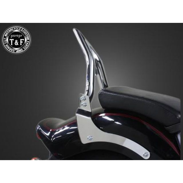 T&F ドラッグスター1100/クラシック 極太φ38シーシーバー ショート 純正フェンダー専用（メッキ） ・702200 ガレージT&F シーシーバー ドラッグスター1100 ドラッグスター1100クラシック