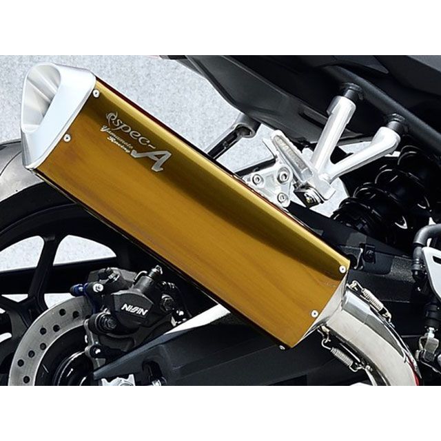 YAMAMOTO RACING 24-CBR650R E-Clutch SPEC-A TI 4-2-1 TYPE-SA（ゴールド） 10651-21SAG ヤマモトレーシング マフラー本体 CBR650R E-Clutch