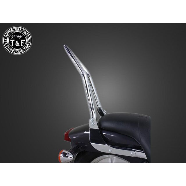 T&F マグナ250 極太φ38シーシーバーロング 純正フェンダー専用（メッキ） ・707034 ガレージT&F シーシーバー マグナ250S マグナ250