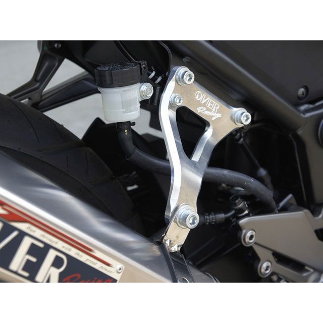 OVER RACING アルミビレット マフラーステー ・36-691-01 オーバーレーシング マフラーステー・バンド Ninja250/Z250