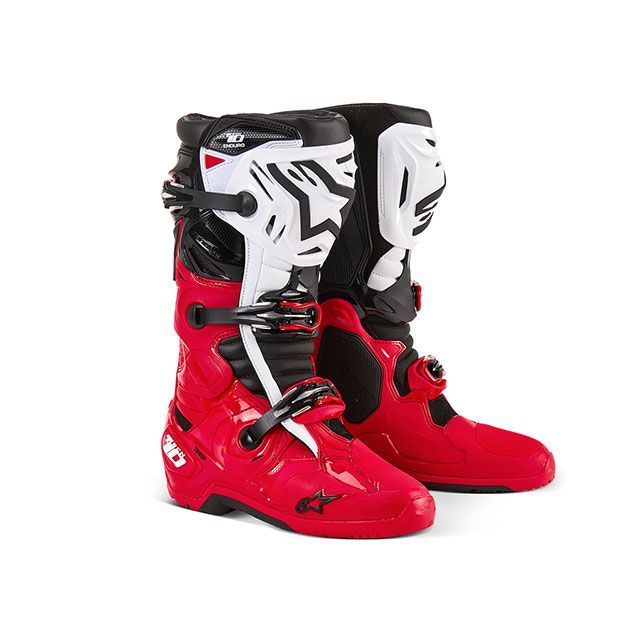 Alpinestars TECH10 ED（ブライトレッド/ブラック/ホワイト） サイズ 11（29.5cm） C0461 アルパインスターズ ライディングブーツ
