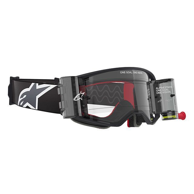 Alpinestars スーパーテック ゴーグル ロールオフ（ブラック/グレー） C0466 メーカー在庫あり アルパインスターズ オフロードゴーグル