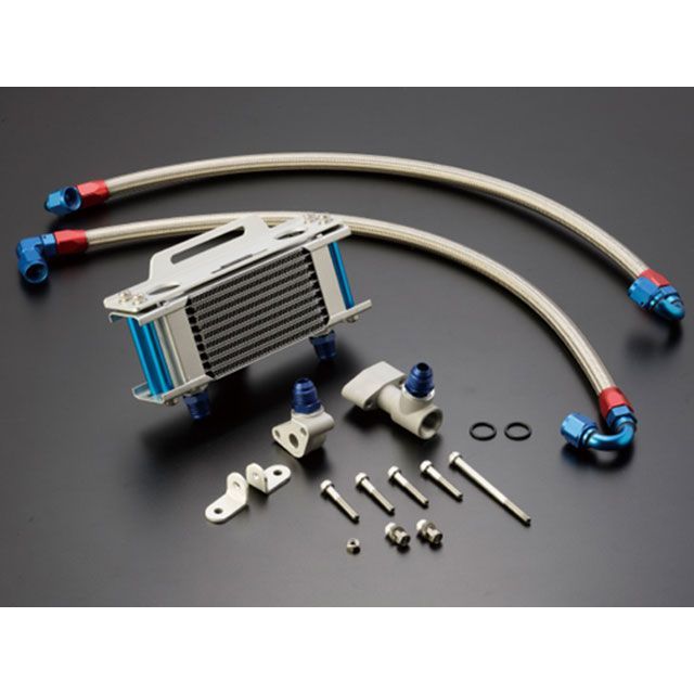 ACTIVE オイルクーラーキット(上廻し)ストレート #8 4.5-10R(耐熱ホースカバー仕様) AC14067310 アクティブ オイルクーラー|パークアップ 店