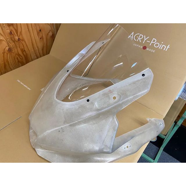 ACRY-Point 25- YZF-R25/YZF-R35 スクリーン レース用（クリア） 120550 アクリポイント スクリーン関連パーツ YZF-R25 YZF-R3