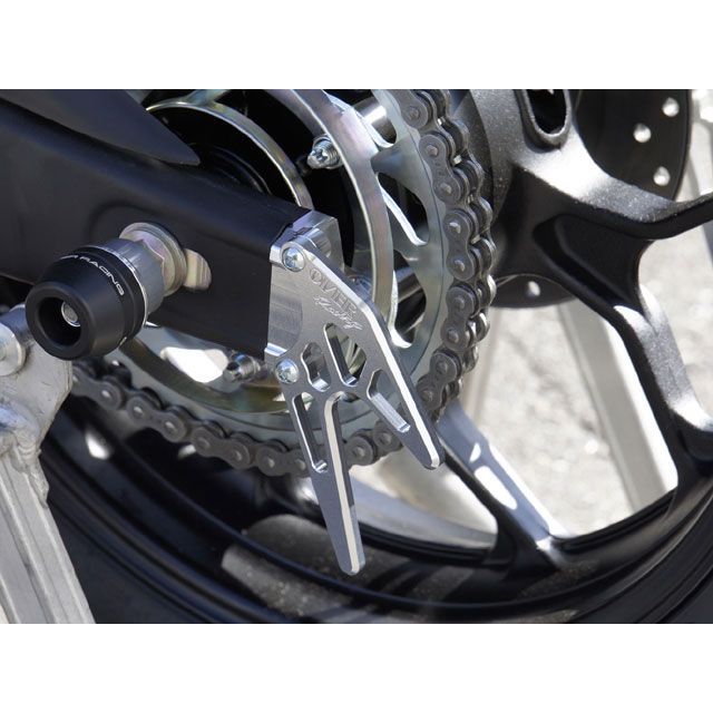 OVER RACING リア スタンドフック（シルバー） ・59-35-05 オーバーレーシング その他ステップ関連パーツ MT-25 YZF-R25