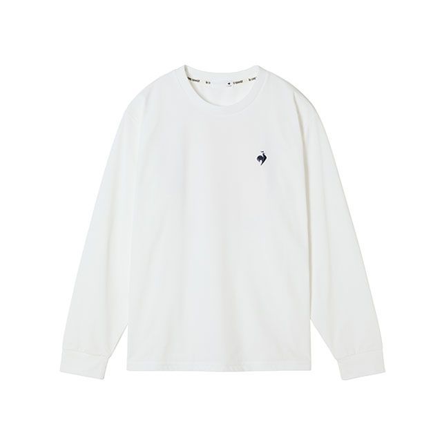 le coq sportif ヘランカ 長袖Tシャツ（ホワイト） サイズ L LT5FLT01L ルコック アウトドア用ウェア