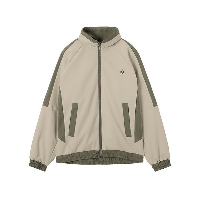 le coq sportif リバーシブルアウター（ベージュ） サイズ L LT5FWB80L メーカー在庫あり ルコック アウトドア用ウェア