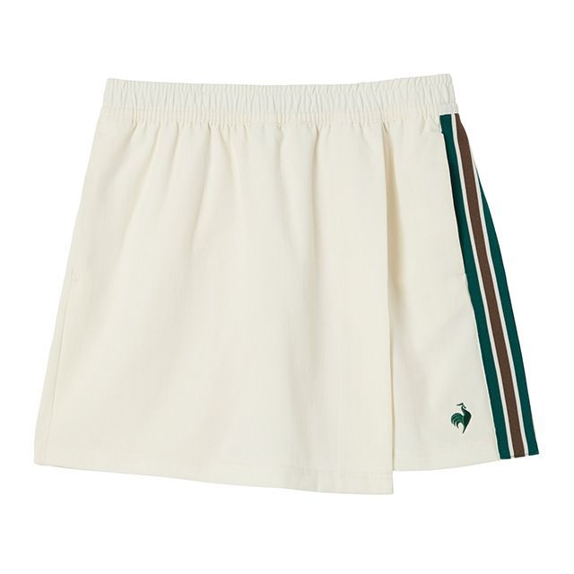 le coq sportif リブクロス キュロットスコート（エッグ白いこと） 大きさ M LU5FSK00L ルコック アウトドア用御召しもの