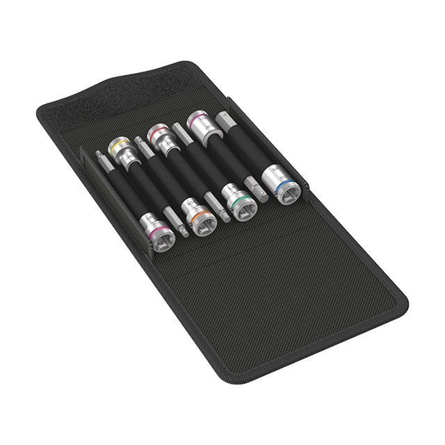 WERA 003181 7個入 差込角3/8DR HEX-Plus ビットソケットセット インチサイズ ・003181 ヴェラ ハンドツール