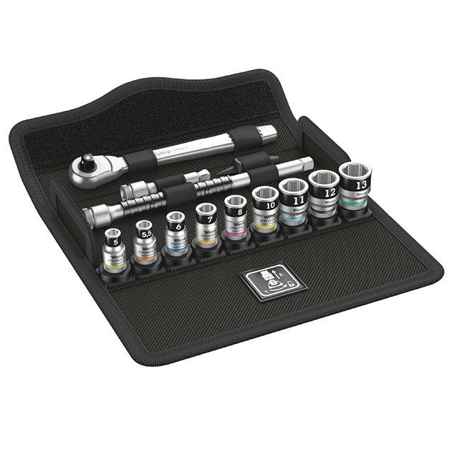 WERA 003756 差込角1/4SQ 13点組メタルラチェットソケット ビット仕掛ける ・003756 ヴェラ お手々物の具
