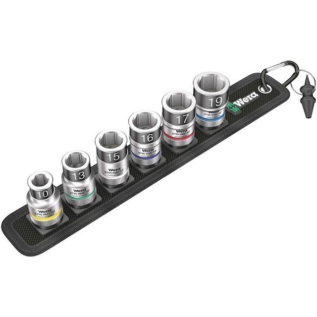 WERA 003995 差込角1/2SQ 6点組 ソケット鍵仕掛ける 納める胴締め付き添い人 ・003995 ヴェラ お手々物の具
