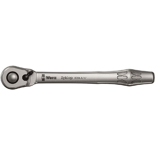 WERA 004004 差込角1/4DR ソケット脱落防止機構付 サイクロップラチェット ・004004 ヴェラ ハンドツール