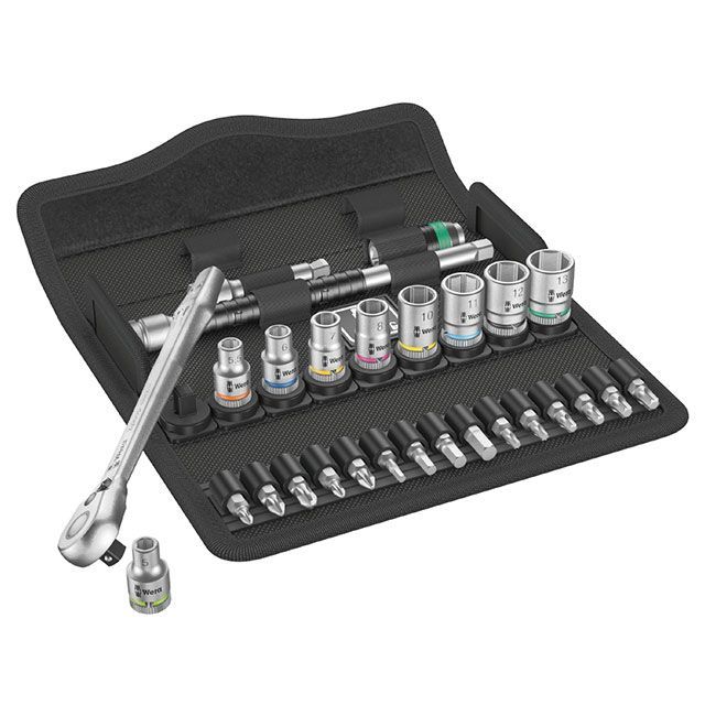 WERA 004018 差込角1/4DR 28点組ソケット鍵仕掛ける ・004018 ヴェラ 御手々手道具
