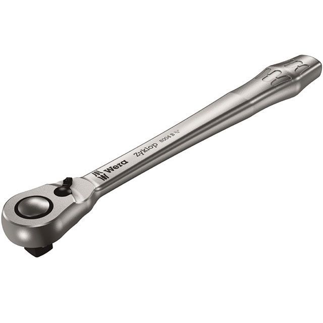 WERA 004034 差込角3/8DR ソケット脱落防止機構付 サイクロップラチェット 全長222mm ・004034 ヴェラ ハンドツール