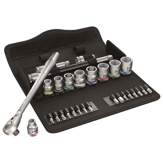 WERA 004048 差込角3/8DR 29点組 メタルラチェットソケットレンチセット ・004048 ヴェラ お手て物の具