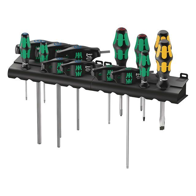 WERA 004190 14本組 銀輪持続 検査と修理用 オールラウンド１番ウッド書き割り ・004190 ヴェラ お手て物の具