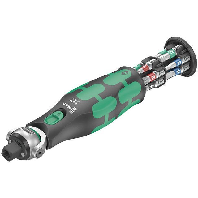 WERA 004280 サイクロップ 首振り式ラチェットドライバー ビット12本収納 ・004280 メーカー在庫あり ヴェラ ハンドツール