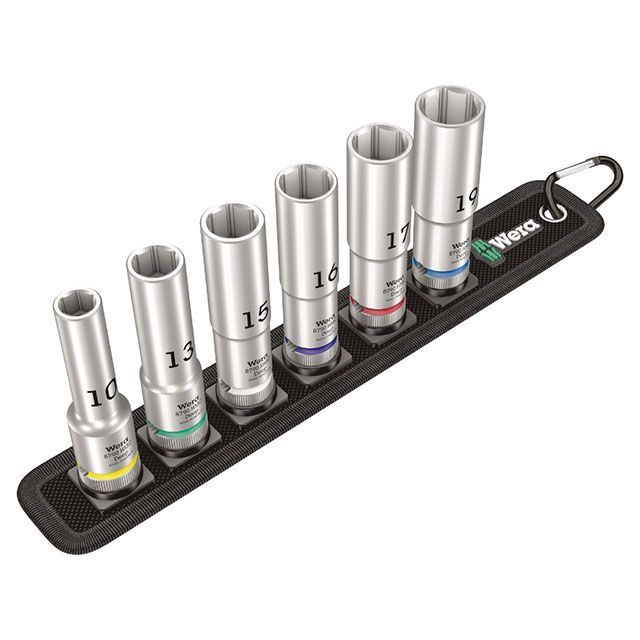 WERA 004565 差込角1/2DR 6点組 ZYKLOPディープソケットセット ・004565 ヴェラ ハンドツール｜パークアップ 店