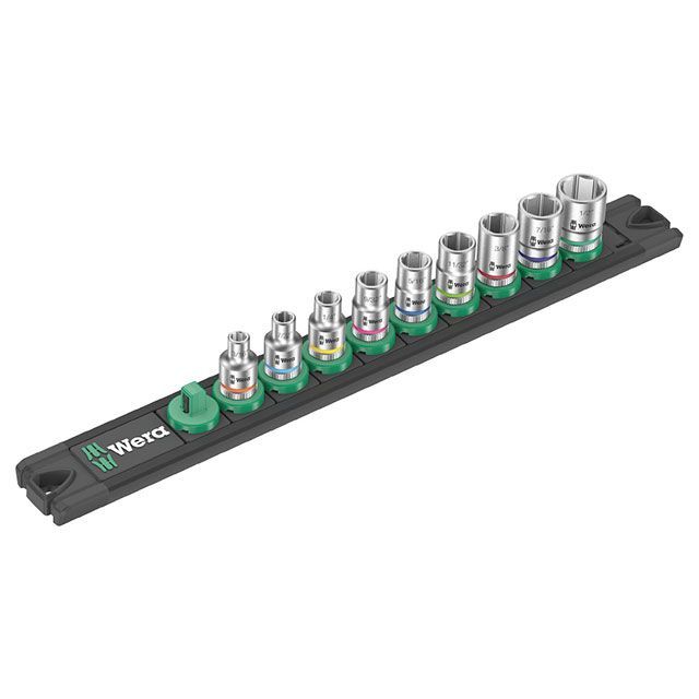 WERA 005420 差込角1/4SQ 納める線路付き添い人 9点組 ソケット鍵仕掛ける ・005420 製造業者店卸し資産あり ヴェラ お手々物の具