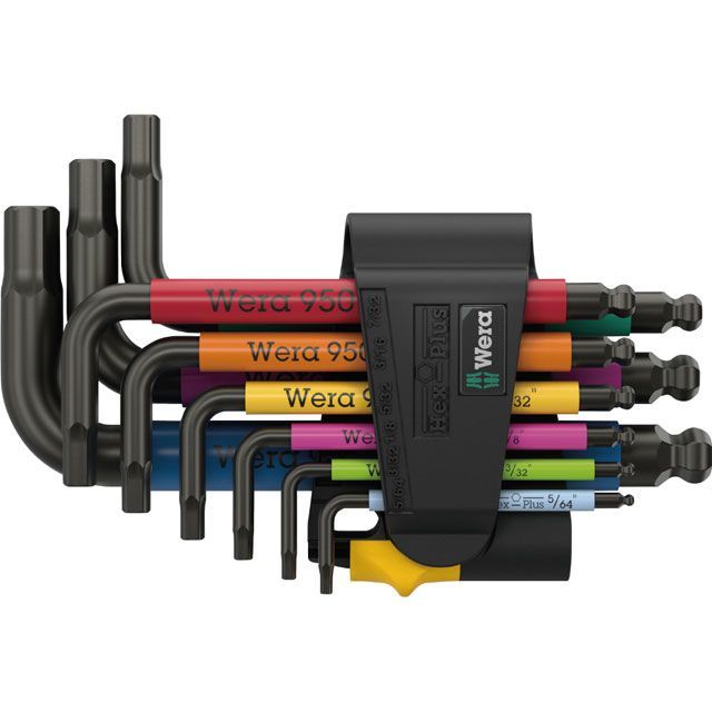 WERA 022641 ボールヘックスプラス L型キーレンチ9本組セット ロック付き ・022641 メーカー在庫あり ヴェラ ハンドツール