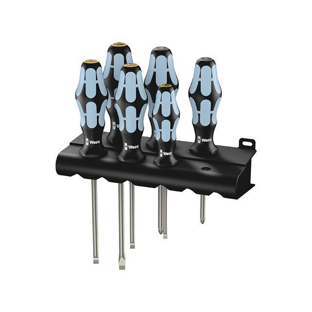 WERA 032061 6本組 ステンレス製ドライバーセット ポジ マイナス入り ・032061 ヴェラ ハンドツール 7,639円