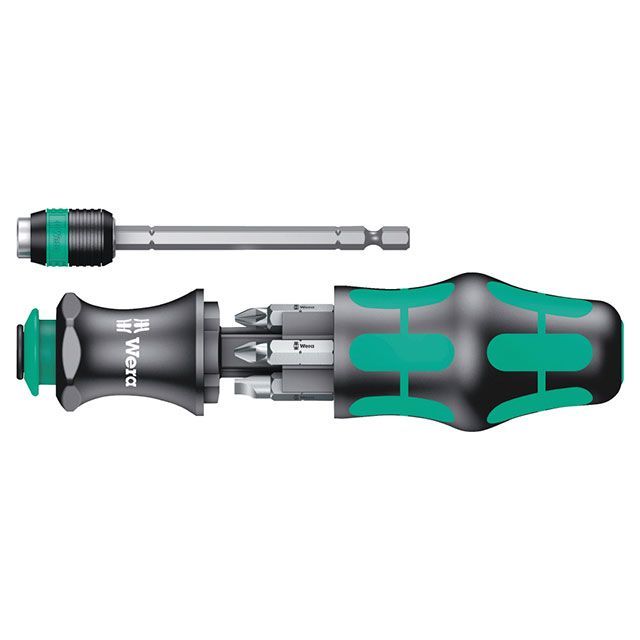 WERA 051019 7点組 1/4HEX １番ウッドビット仕掛ける Kパウダーコンパクト ・051019 ヴェラ お手々物の具