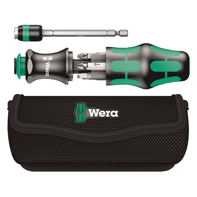WERA 051021 7点組 1/4HEX ドライバービットセット プラス マイナス ポジ入り ハンドル付き ・051021 メーカー在庫あり ヴェラ ハンドツール|パークアップ 店