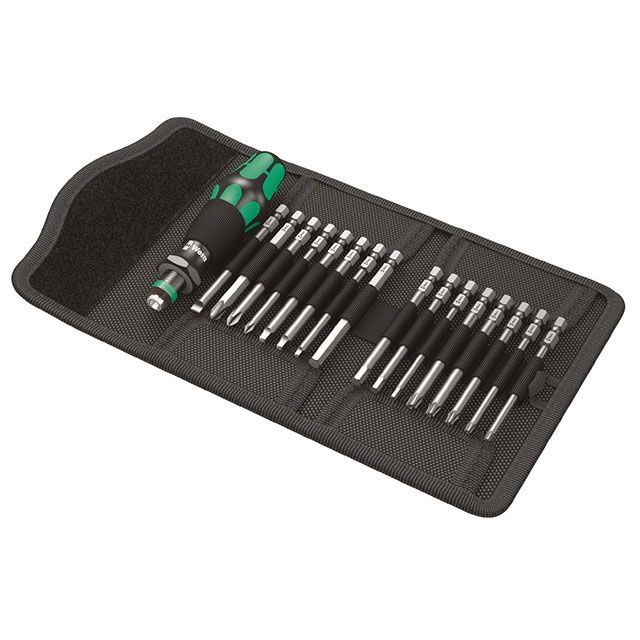 WERA 051042 17点組 1/4HEX 差替え式ドライバビットセット ハンドル付き ・051042 ヴェラ ハンドツール