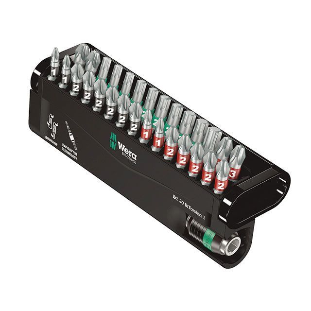 WERA 057430 29本組 差込6.35粍 Bi-Torsion ビット仕掛ける ・057430 ヴェラ お手々物の具