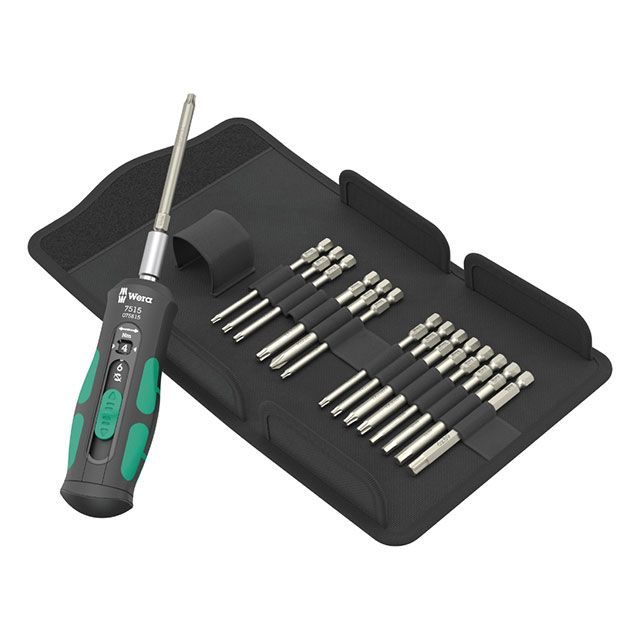 WERA 075851 16点組 1/4DR Kraftform手工芸品質問用紙 スピードトルクレンチ2.0-6.0Nmビット仕掛ける ・075851 ヴェラ お手々物の具