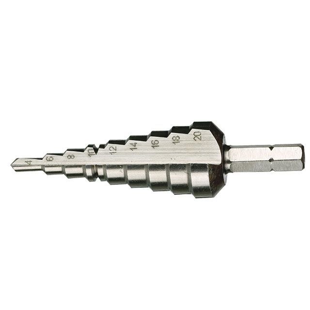 WERA 104672 ステップツイストドリルビット 六角軸 差込6.35mm 刃先サイズ4-20mm 9段 ・104672 メーカー在庫あり ヴェラ ハンドツール｜パークアップ 店