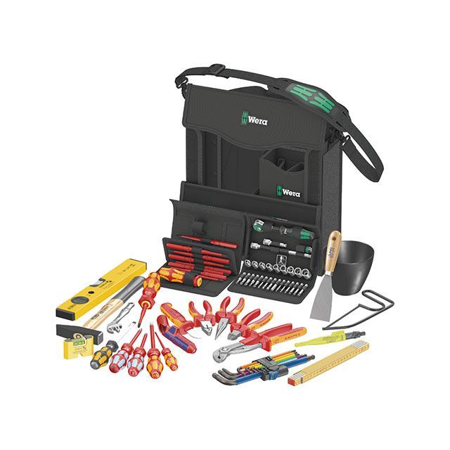 WERA 134025 73点組 明かり工事向け 手道具仕掛ける ・134025 ヴェラ お手々物の具