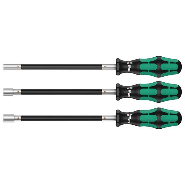 WERA 135311 3本組 Kraftform手持ち部分 軟らかい六角１番ウッド仕掛ける 先っちょ大きさ678粍 ・135311 ヴェラ お手々物の具