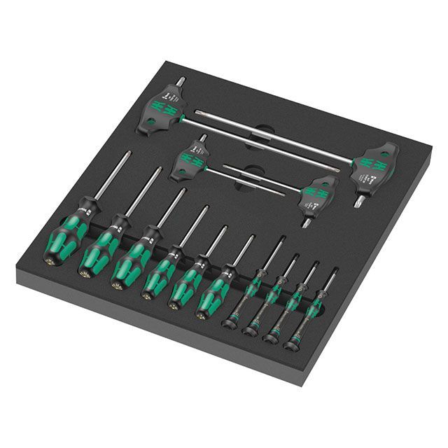 WERA 150103 14本組 Kraftform PlusT型ハンドル トルクスドライバーセット フォームインサート付 ・150103 ヴェラ ハンドツール