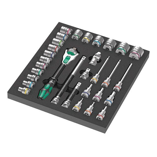 WERA 150112 31点組 1/2DRラチェットレンチZyklop Speedソケットアタッチメントセット フォームインサート付 ・150112 ヴェラ ハンドツール｜パークアップ 店