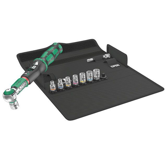 WERA 343972 10点組 1/4DRソケット用 空転式トルクレンチ六角ソケットセット 2-12Nm ・343972 メーカー在庫あり ヴェラ ハンドツール