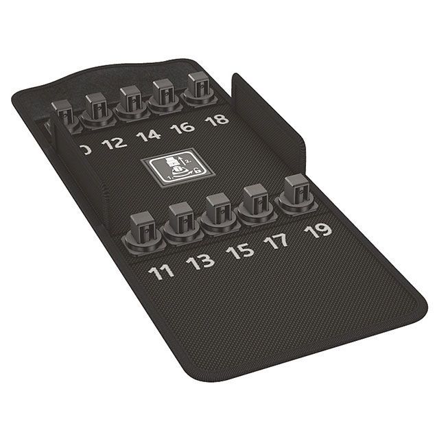 WERA 136457 ラチェットレンチZyklop1/2inchソケット ツール収納ケース 152×126×45mm ・136457 ヴェラ ハンドツール
