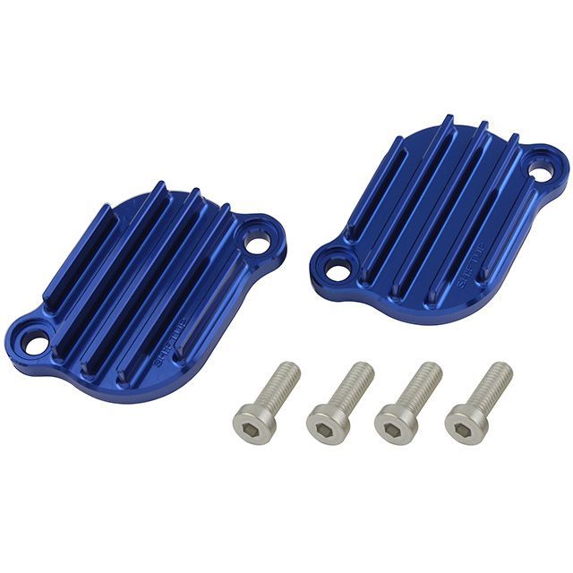 SHIFTUP ビレットフィンタペットキャップセット（ブルー） 260114-01 メーカー在庫あり シフトアップ ドレスアップ・カバー