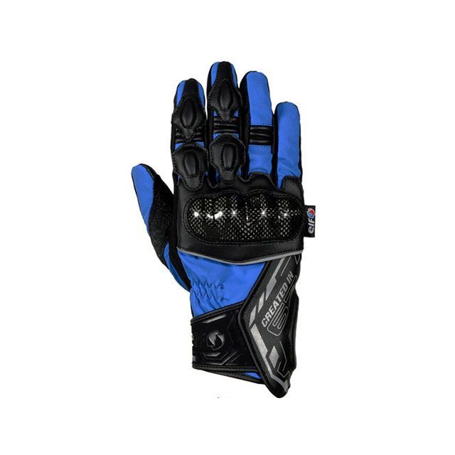 elf riding wear 2025-2026秋冬モデル EG-A532 エブリーグローブ（ブルー） サイズ Ladies/M EG-A532 エルフ ライディングウェア ライディンググローブ