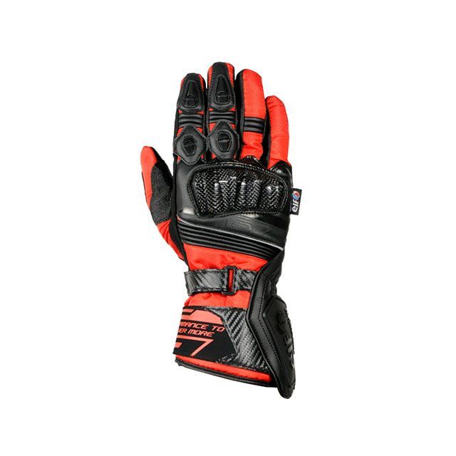 elf riding wear 2025-2026秋冬モデル EG-W528 ソリドウィンターグローブ（レッド） サイズ 3L EG-W528 メーカー在庫あり エルフ ライディングウェア ウインターグローブ｜パークアップ 店