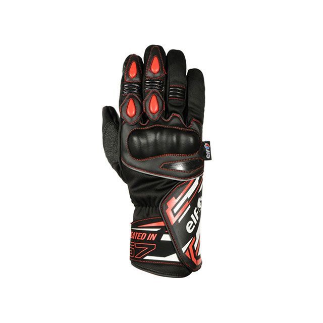 elf riding wear 2025-2026秋冬モデル EG-W529 ネーロウィンターグローブ（レッド） サイズ Ladies/M EG-W529 メーカー在庫あり エルフ ライディングウェア ウインターグローブ